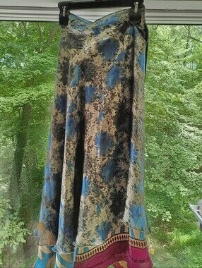 Darn Good Yarn Regular Ankle Sari Skirt